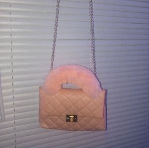 Quilted Turn-lock Flap Chain Square Bag